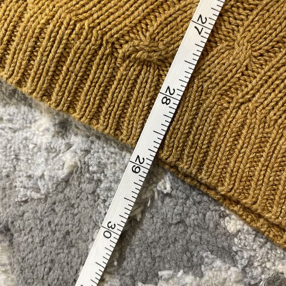 J Jill Sweater Womens Small Chartreuse‎ Cardigan Open Front Knit - Picture 10 of 10